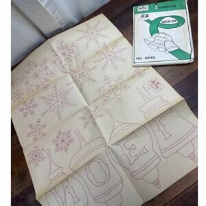 Artex Transfers Vintage Iron-On Transfers Christmas Hannukah Holiday Designs